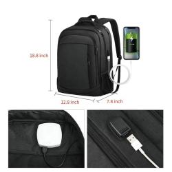 Personalized Anti-theft Waterproof Backpacks Featuring Custom Logo USB Charging Port Perfect for Carrying Books Laptops