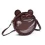 Factory customized bear ears designer ita bag lovely bow itabag with glitter PVC window custom animal ita bag