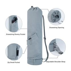 KBW698 New Gamma Pad Bag with Water Bottle Pocket and Bottom Wet Pocket Sports Yoga Pads Back Strap Multifunctional