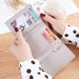 HR559 Women Mini Wallets PU Leather Cute Rabbit Radish Decoration Girls'Coin Purses Vintage Small Coin Pouch Credit Card Holders