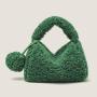 2024 Fashion Handbags Ladies Furry Pillow Bag Purse women Cross-body bag Plush Makeup Bag