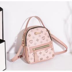 2024 Ladies Fresh and Sweet Fashion Backpack Single Strap Women's Schoolbag Wholesale Flower Printed Bag for Students