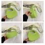 ZR240 Small Crowd Design Western-style Women's 2023 New Spring Versatile Solid Color Messenger Bag Pleated Shoulder Bag