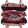 2024 Custom Vegan Leather Bucket Hand Bag For Women Ladies Fashion Metal