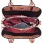 2024 Custom Vegan Leather Bucket Hand Bag For Women Ladies Fashion Metal