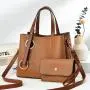 CCF533 Women's Handbags Set Lady Hand Tote Bag 2 Pieces Sac A Purse And Handbags For Women jacquard Luxury Shopping Handbags