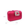 Wholesale Luxury Diamond Rhinestone Buckle Satin Ladies Evening Bag Wedding Clutch Purse Fancy Custom Minaudiere Womens Clutches