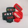 Keymay Hot Sale Personalized Christmas Gift Chenille Letter Nylon Travel Bag Makeup Waterproof Cosmetic Bag Travel Cosmetic Bag