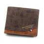 ZWY279 New Hot Gold Printed Hinge Men Short Wallet Wholesale PU Lightweight Frosted Card Case Daily Business Simple Money Clip