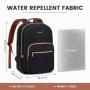 LOVEVOOK Luxury Nylon Teen College School Bookbags Waterproof Business 15.6 17 Inch Travel Laptop Backpacks Bags for Women Girls