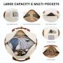 LOVEVOOK 35L Carry on Travel Duffel Bag  with Toiletry Pouch 18inch Weekender Overnight Bags for Women Large Gym Duffel Bag 2024