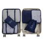 Waterproof 6pcs/sets High Capacity Thicken Travel Bags Packing Cube Portable Clothing Sorting Organizer Luggage Sets