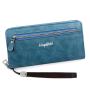 ZR341 New Men's Long Wallet Business Casual Double Zipper Handbag Large Capacity Multi Card Mobile Case
