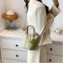 Customized new version bucket women's bag all-match one-shoulder  bag fashion leather handbag