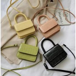 2023 Fashion Stone Cross body Bag Versatile Women's Handheld Small Square Bag Cute Mini Shoulder Bag