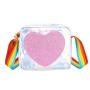 Wholesale Kids Crossbody Bag PU Cartoon Holographic Leather Sling Bag Purse for Girls