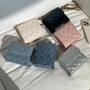 New fashion classic PU leather shoulder bag Denim Flap Luxury Chain Bag Small square mini bags for girls