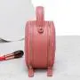 2024 Custom Embroidery Genuine Leather Round Handbag For Women Ladies Luxury Bag