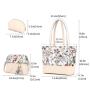 LOVEVOOK Factory OEM/ODM Women Fashion Synthetic Leather Tote Purses Shoulder Bag Top Handle Satchel Purse and Handbags set