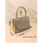 Small women clutch bags rhinestone dinner dress evening bag clutch purse with metal handle and chain dinner handbags for women