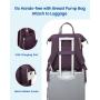 Wholesale LOVEVOOK quilted high capacity multi function baby diaper bag travel back pack fashion diaper portable nappy bags