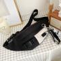 Gelory 2024 New Traditional Style Waist Bag Fashion Large Capacity Oxford Fanny Pack High Quality Crossbody Chest Bag
