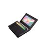 ZR114 Men's Leather Business Card Bag Lychee Pattern Top Layer Cow Leather Business Card Holder Stamped LOGO