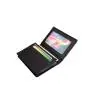 ZR114 Men's Leather Business Card Bag Lychee Pattern Top Layer Cow Leather Business Card Holder Stamped LOGO