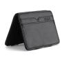 KHF005 Thread Unisex Wallet Magic Money Clip Zipper Purse Slim Leather Wallet Business ID Credit Card Case