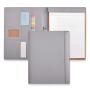 A5 size leather memo cover leather planner high quality leather conference folder