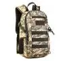 12L Ultra Small Mini Backpack with Zipper Closure Waist Style Outdoor Student Backpack Fan Camouflage Bag