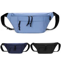 New Casual Fitness Men Waist Pack Mobile Phone Bag Large Capacity Sports Running Cycling Chest Bag For Women