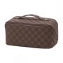 Gelory Custom Logo Portable Travel Large Capacity Wash Bag PU Leather Cosmetics Storage Bag Pouch Waterproof
