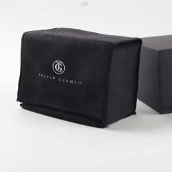 Custom Logo Printed Drawstring Suede Paper Box Gift Packaging Pouch High Quality Microfiber Box Bag
