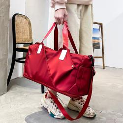 Fashion Dry And Wet Separation Yoga Sports Fitness Luggage Bag Oxford Cloth Travel Duffle Bag