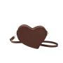 Heart Shape Designer Handbag Wholesale Pure Color Shoulder Bag Leather All Seasons Bags For Women