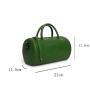 2024  Custom Genuine Leather Barrel Crossbody Bag For Women Luxury Handbag