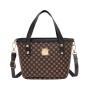 Good Selling Pu leather bucket women's tote bags messenger bags print shoulder mobile phone bags for Women
