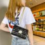Famous Brand New Fashion Simple Trendy Style Tote Bag Women Lady PU Lining Leather Portable Zipper Underarm Chain Shoulder