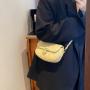 2024 new small fragrant style shoulder bag simple texture women's luxury design women's bag