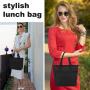 Multi-functional Lunch Bag for Women Insulated Lunch Box Cooler Lunch Tote Bag for School Work Picnic