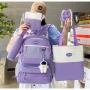 KBW614 Hot Sale Five-piece Bag Shoulder Bag High Quality School Bag Fashion Travel Laptop Backpack Customised