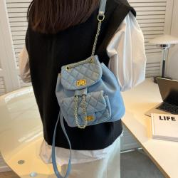 New Fashion Versatile Lingge Small Backpack Summer Leisure Travel Backpack