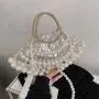 New style acrylic pearl handbag bag shell ladies evening bag chains crossbody bag handbag for women