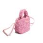 2024 Custom Faux Fur Bucket Sling Bag For Women Ladies Mini Sherpa Handbag