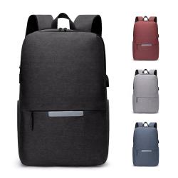 Custom Logo College School Bags Backpacks Outdoor Man Travel Business Laptop Backpack With USB Charger Port