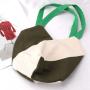 Custom Logo Printing Weekend Shopping Canvas Tote Bag Luxury New Design Recycled Cotton Twill Handle Lunch Bag