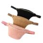 Wholesale Men Sport Running Small Sherpa Fleece Shoulder Crossbody Fanny Pack Custom TeddyBelt Bum Bag With Adjust Strap