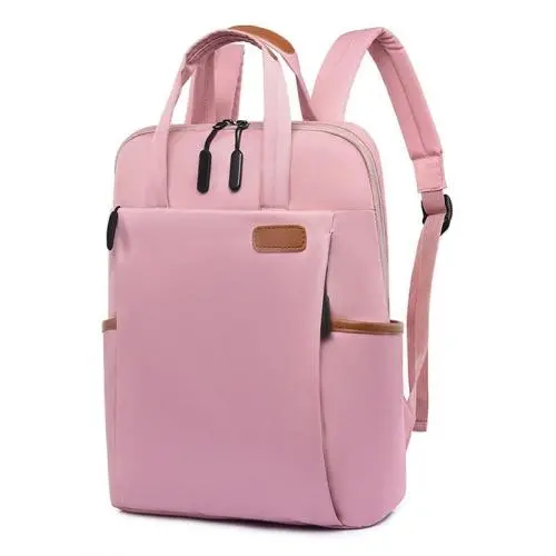 ZR491 Women New Computer Backpack Laptop Bag Girl Oxford Fabric Waterproof Zipper Gift Backpack Famale Business Schoolbag Travel