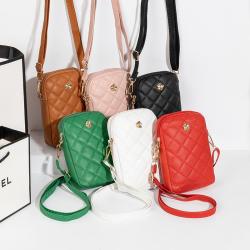 Women's Small Square Bag New Korean Fashion Simple Messenger Bag Mobile Phone Single Shoulder Crossbody Bag Summer